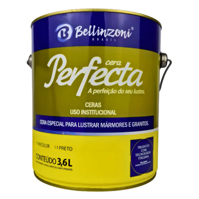 Cera Preta Especial Para Lustrar Mármore Granito - Perfecta 3,6lit