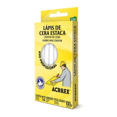Lapis de Cera Branco