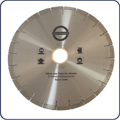 DISCO DE CORTE 350MM SILENCIOSO SUPER CORTE MEGA