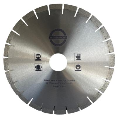 DISCO DE CORTE 350MM SILENCIOSO SUPER CORTE MEGA