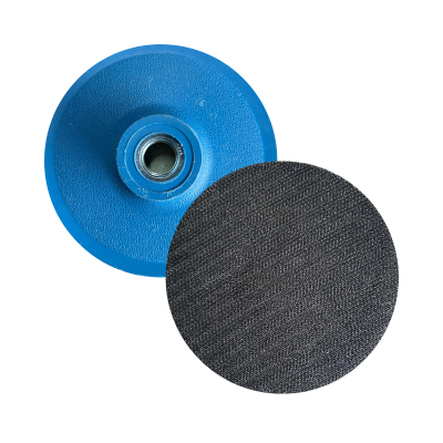 Prato de Plástico Rígido com Velcro 4 Polegadas Azul