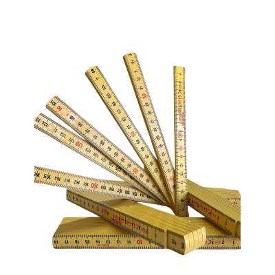 Metro Sueco 2m x 15mm em Fibra de Vidro Amarelo