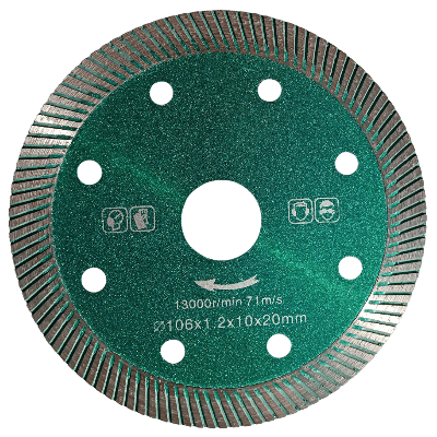 Disco de Corte Diamantado 106mm Dekton Verde