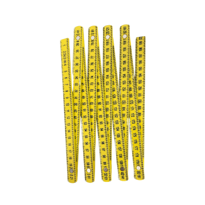 Metro de Plástico amarelo 2m x 15mm Mega Diamond