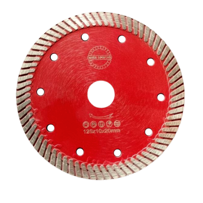 DISCO CORTE 125MM TURBO VERMELHO